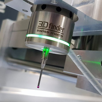 Accessoire - Fraiseuse CNC numérique - Palpeur 3D dans un boîtier en acier inoxydable permettant la prise de mesure métrologique en 3D - CNC - STEP - KALLISTO